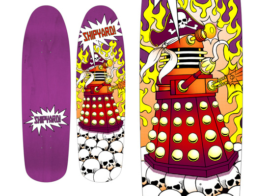 Dalek Skateboard by Shipyard Skates